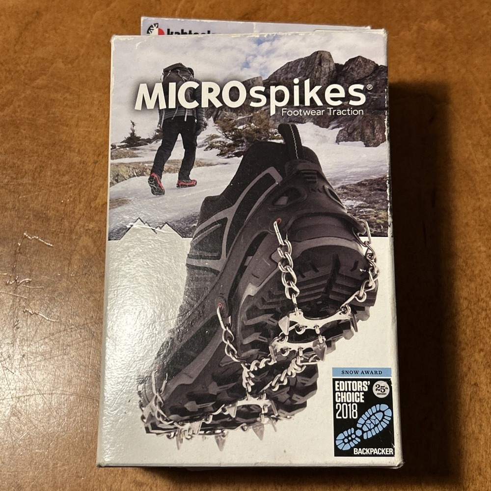 Kahtoola MICROspikes Medium Footwear Traction Device for Hiking & Backpacking E4
